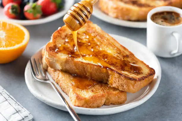 French Toast with Honey
