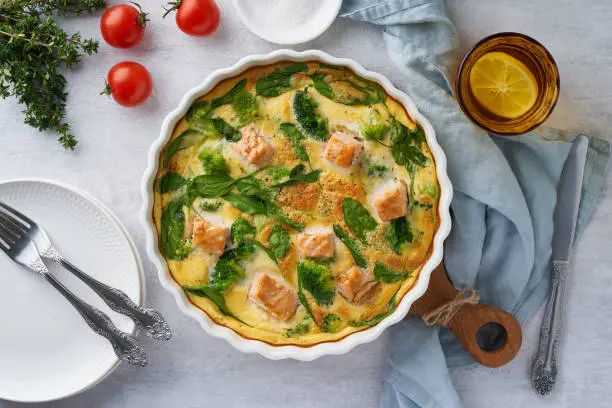 Fish and Vegetables Frittata